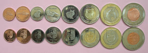 8pcs Abkhazia coin 100% original 