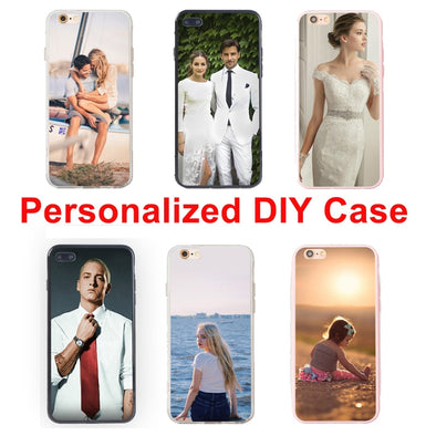 free shippingCreate Your Own Personalized Custom Case for capinhas iphone 6s 7 8 plus X 10 Full Protection Hybrid Slim Case Gifts accessories