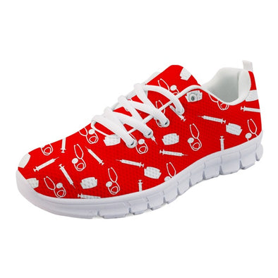 Funny 3D Cartoon Nurse Print Woman Sneakers (COLLECTION 2)